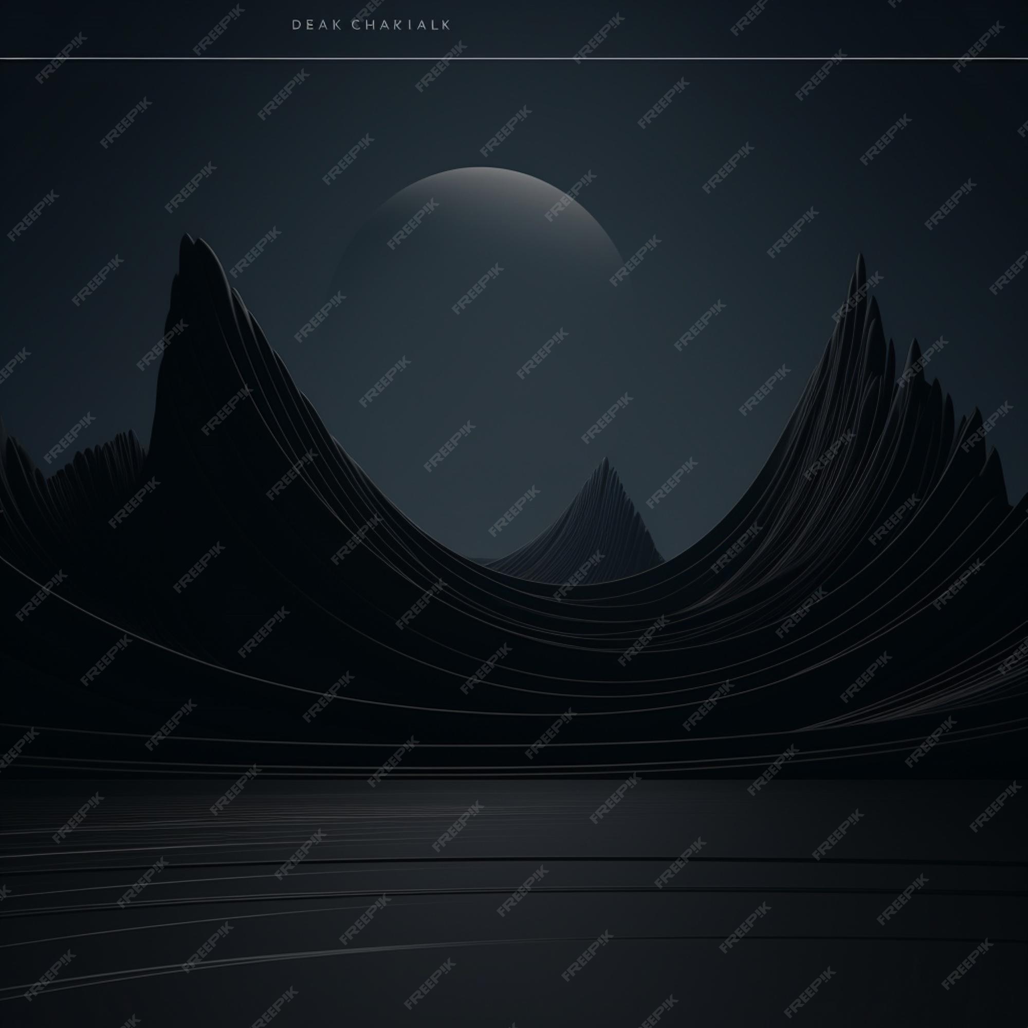Premium AI Image | black Minimalist wallpaper