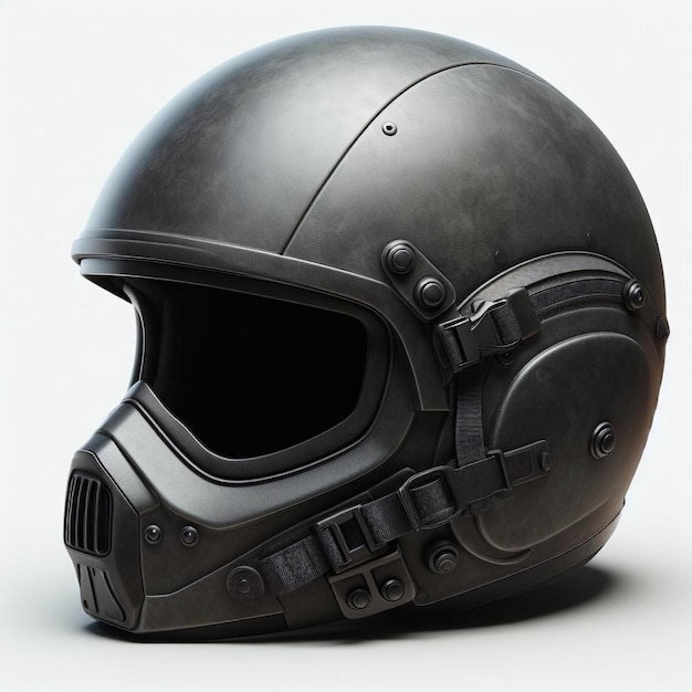 Foto casco da motocicletta nero