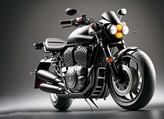 A black motorcycle with the word " triumph " on the front.