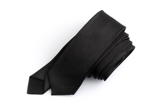 Black necktie