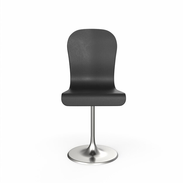 black office chair 3d modelling