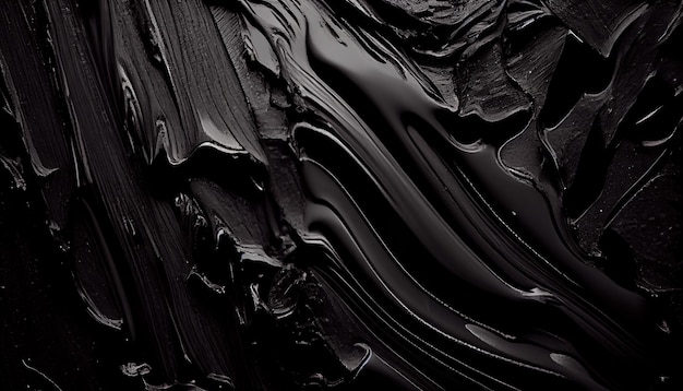 Photo black oil factory