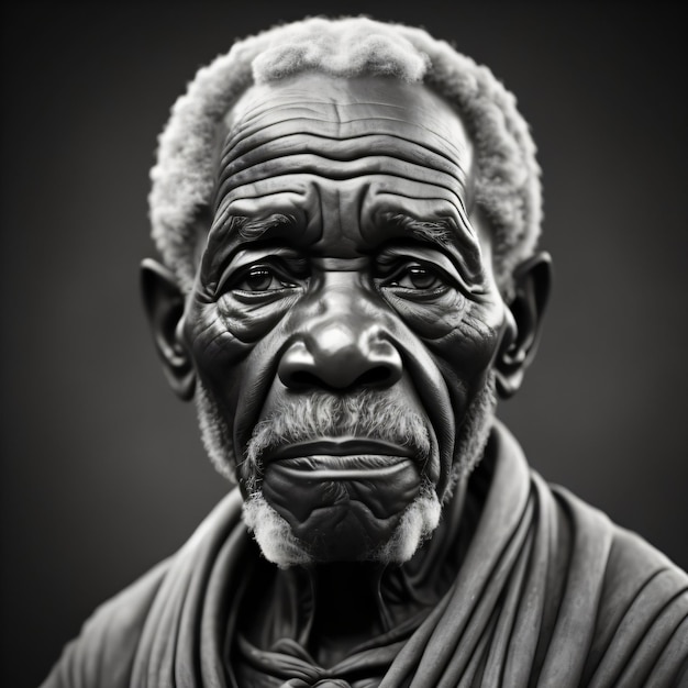 A black old man