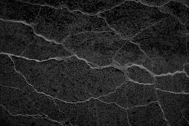 black old wall cracked concrete background / abstract black texture, vintage old background