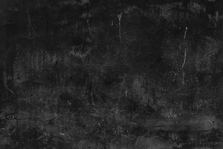 Photo black old wall cracked concrete background / abstract black texture, vintage old background