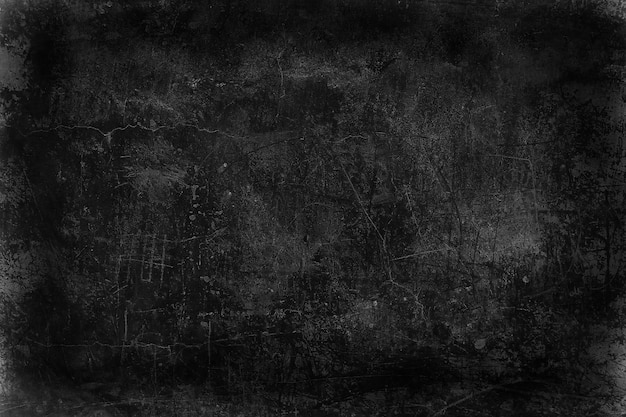 black old wall cracked concrete background / abstract black texture, vintage old background