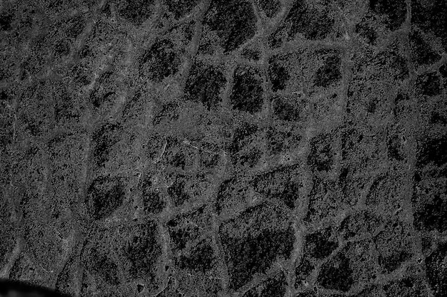 black old wall cracked concrete background / abstract black texture, vintage old background