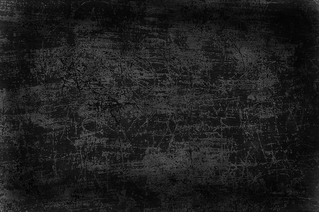 черная старая стена треснувший бетонный фон / абстрактная черная текстура, винтажный старый фон