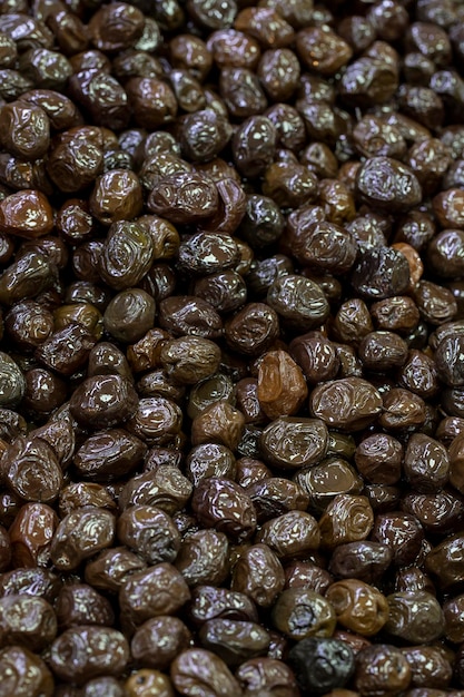 Black olive Close up Black olives as background texture