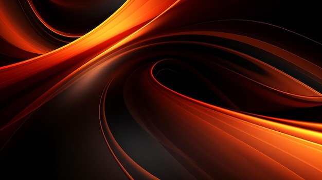 black and orange background abstract color wave