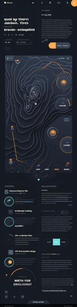 Photo a black and orange graphic of a map of the universe