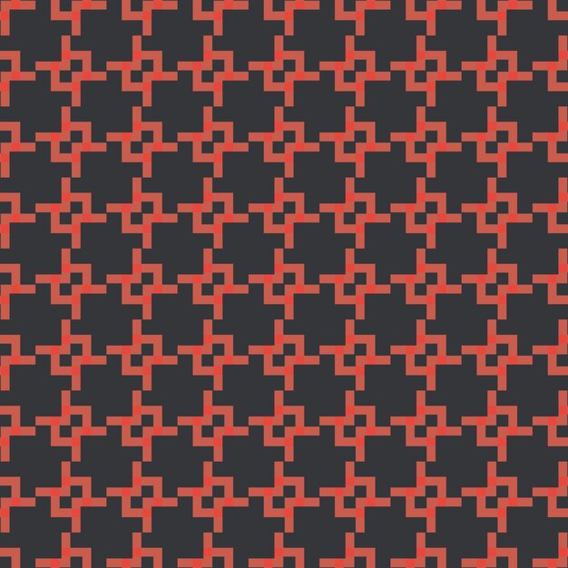 Photo a black and orange pattern with a red square.