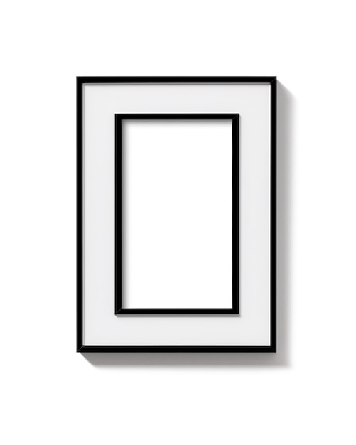 black outline picture frame