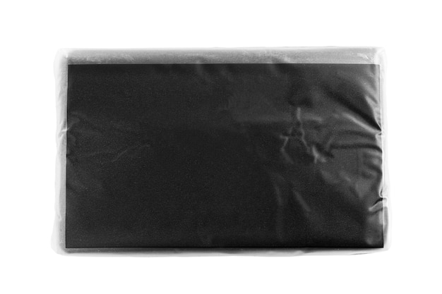 Black package isolated