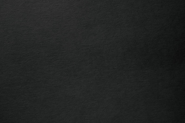 Black page texture dark paper background with empty space