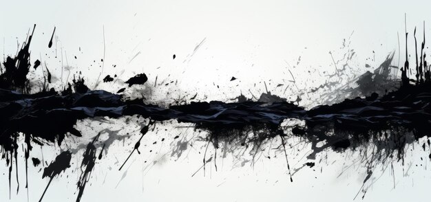 Black paint splash background