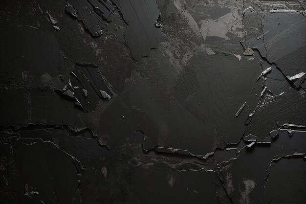 Black painted wall textured background