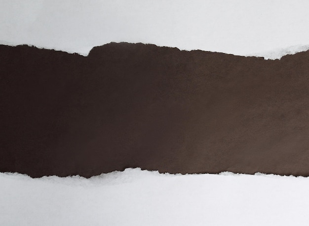 찢어진 테두리가 있는 검은색 종이. 텍스트에 이상적인 멀티 컬러 용지