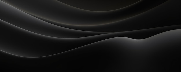 Black pastel tint gradient background with wavy lines blank empty pattern with copy space for produc