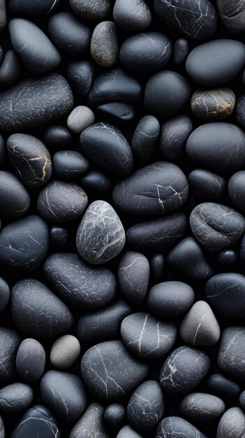 black pebbles AI Generative