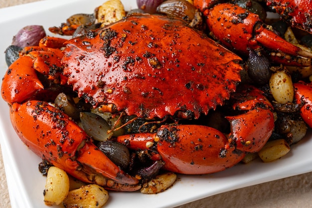 Black Pepper Crab Indonesia Kepiting Lada Hitam