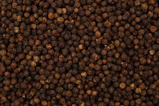 Black peppercorns close up design resource