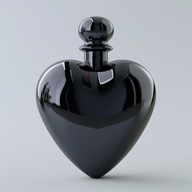 a black perfume bottle with a black top that says quot b quot on it