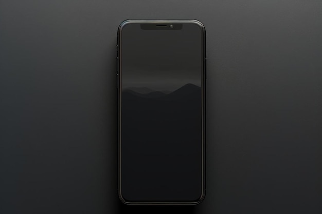 a black phone with a black screen that says " lg " on the screen.