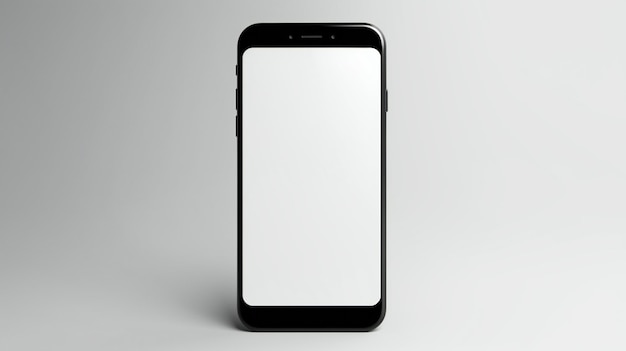 A black phone with a white screen that says samsung on the screen