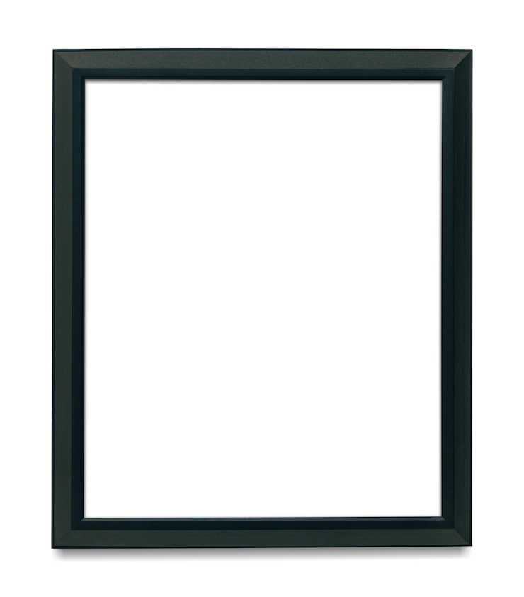 Photo black picture frame transparent png
