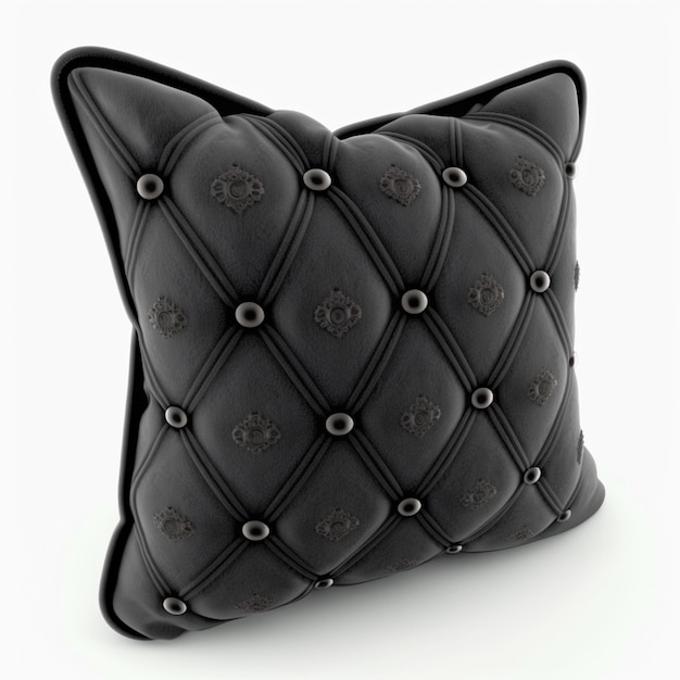 black pillow mockup