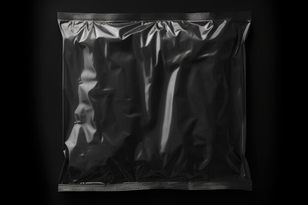  바탕 에 검은색 플라스틱 가방 이 분리 되어 있다