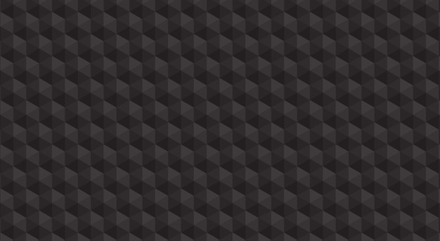 Black polygon pattern background