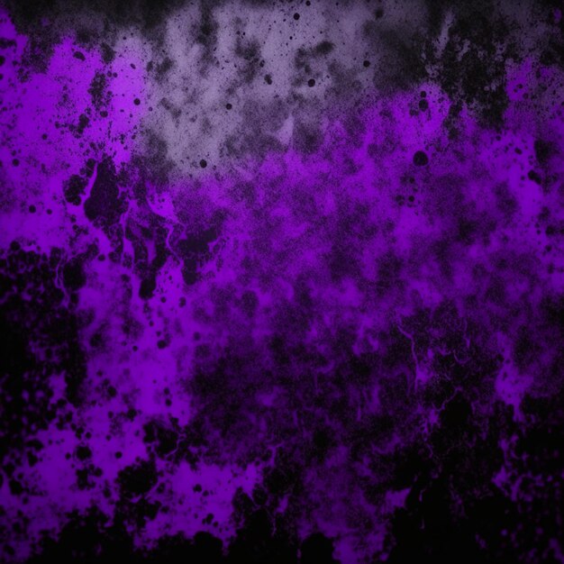 Black and purple grunge abstract concrete wall background