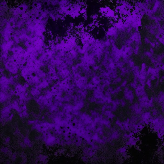 Photo black and purple grunge abstract concrete wall background