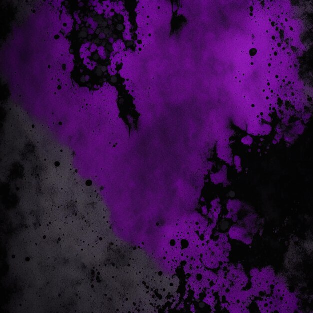 Black and purple grunge abstract concrete wall background