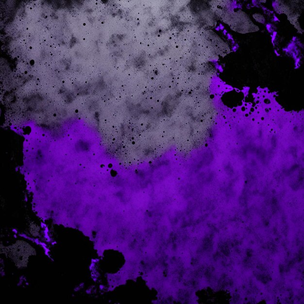 Black and purple grunge abstract concrete wall background