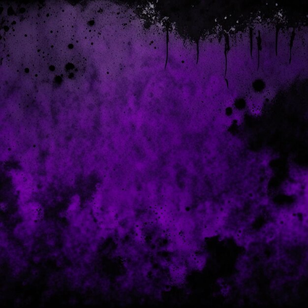 Black and purple grunge abstract concrete wall background