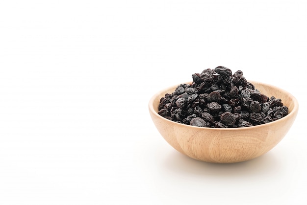 black raisins on white