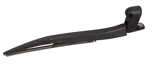 Black rear wiper for car windshield Rain protection Spare parts catalog for repair and maintenance