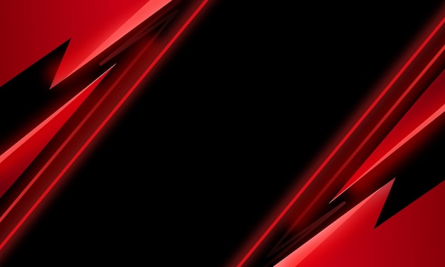 Photo black and red abstrack background with empty space