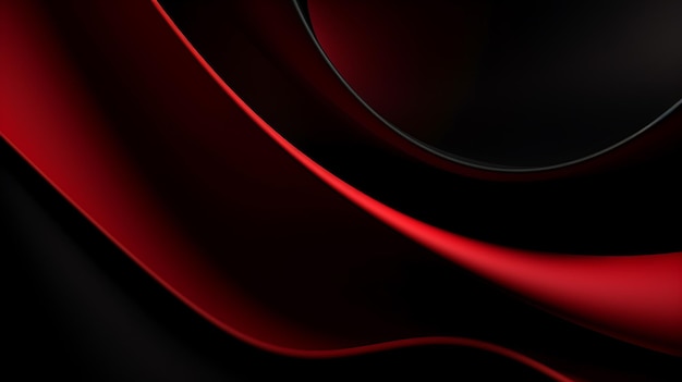 Black and red background with a red swirl.