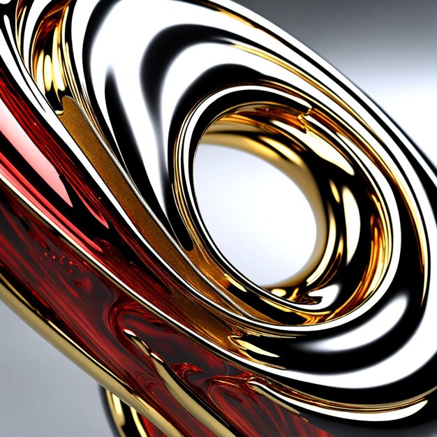 black red and gold liquid metal swirls