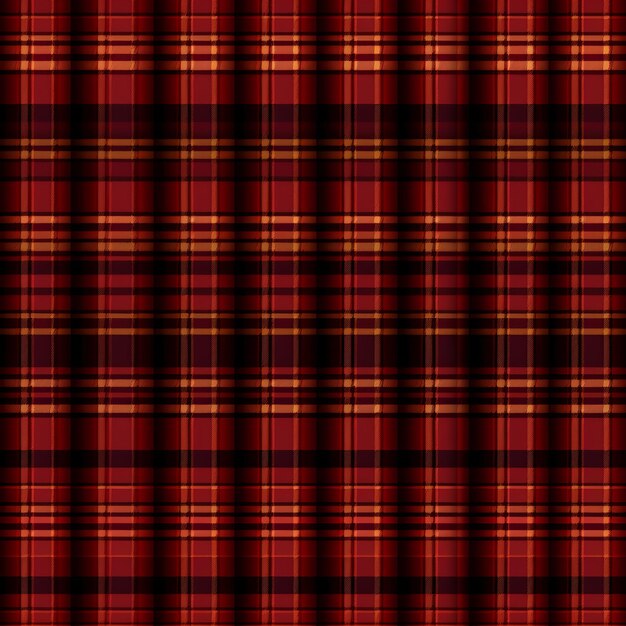 Photo black and red plaid pattern background texture ai generated