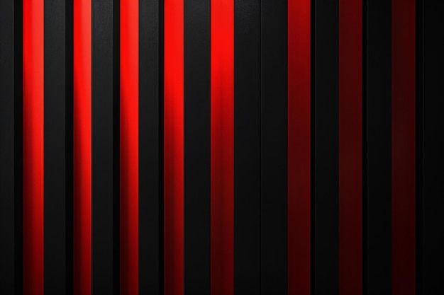 Photo black and red stripes on a dark background
