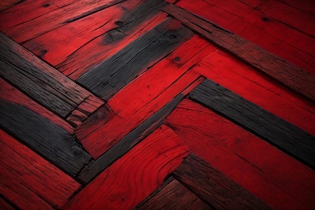 Premium AI Image | Black and red wood texture background