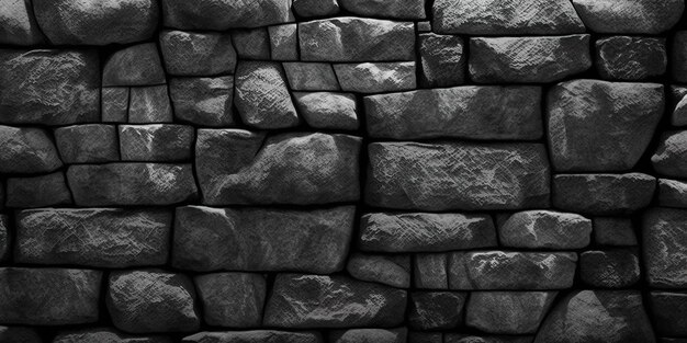 Black rock pattern background