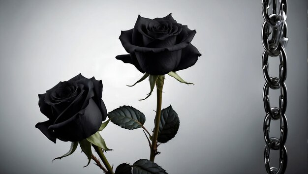 a black rose