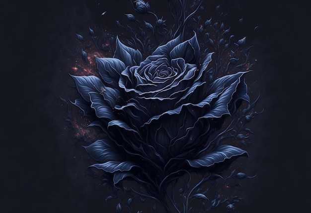 black rose