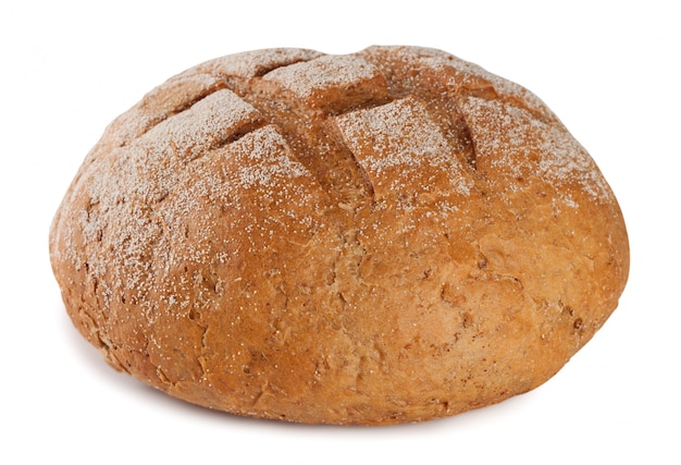 Black round bread